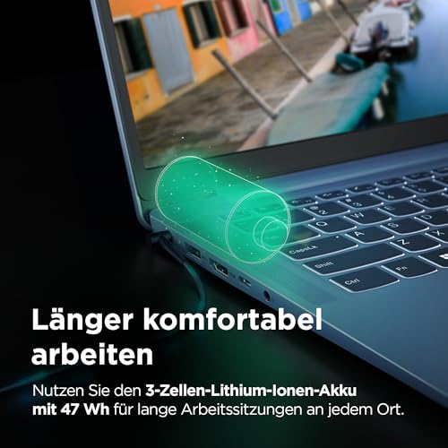 Lenovo IdeaPad Slim 3 | Laptop | Ryzen 3 | 8GB | 512GB | 15.6" Full HD Display | AMD Ryzen 3 30 | 512GB SSD | 8 GB RAM | AMD Radeon 610M Grafik | QWERTZ | Windows 11 | Blau