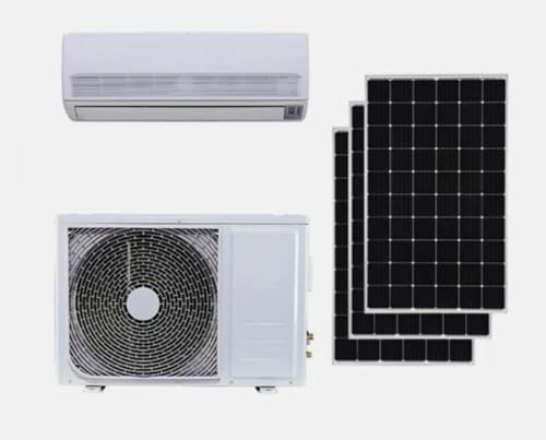 9000 BTU ACDC-Hybrid-Klimaanlage und Solarheizung, kanallos, Mini Split