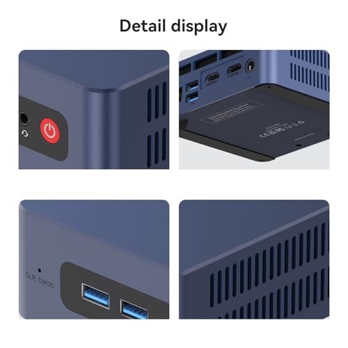 Beelink Mini PC SER3, AMD Ryzen 5 3500U 4C/8T, 16G DDR4 RAM 256G SSD | Mini Computer Windows 11 Pro, 4K@60Hz Dual Display, Mini Desktop WiFi5/BT5.0/1000M LAN