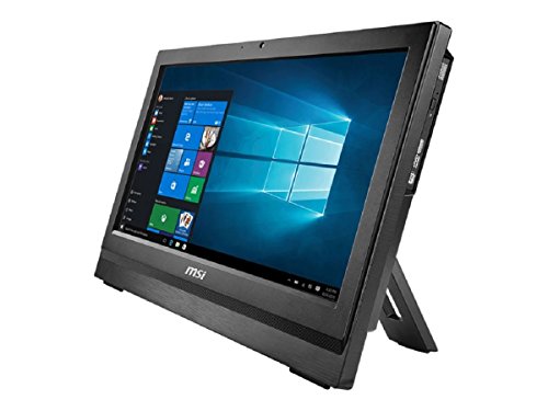 MSI 9S6-AA7811-027 Pro 20T 6M-027XDE All-in-One Desktop PC (Intel Core i3-6100, 128GB Festplatte, 4GB RAM, HD-Grafik, Win 10, 50,8 cm (20 Zoll)) schwarz