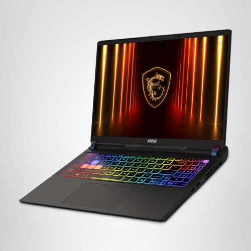 MSI Vector 16 HX AI A2XWHG-426IT, Gaming Notebook 16 Zoll QHD+ 240 Hz, Intel Core Ultra 9 275HX, Nvidia RTX 5070 Ti 12 GB GDDR7, 1TB PCIe4, 32 GB RAM DDR5 6400 MHz, WiFi 7, Win 11 Home [Layout und