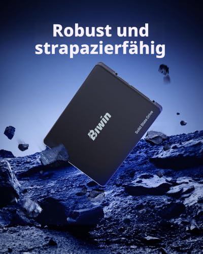 BIWIN M100 SATA 3.0 SSD 1TB - bis zu 550 MB/s Lesen - 6 Gb/s Internes Solid State Drive 2,5" für Laptop & Desktop – Schnell, Leise, Stoßfest