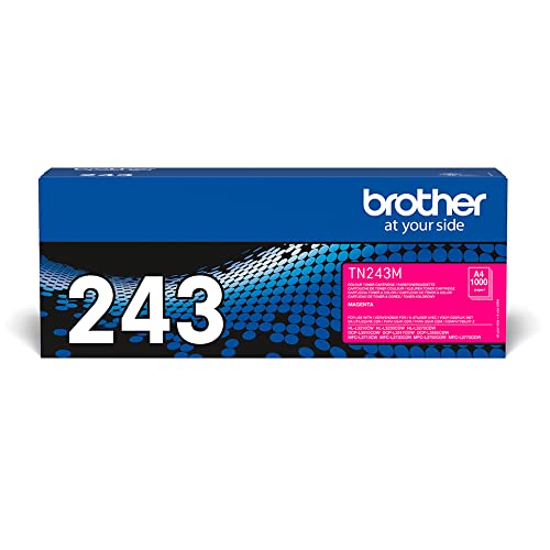 Brother TN-243M Tonerkassette Magenta & BA78745 TN-243BK Original Tonerkassette DCP-L3510CDW, DCP-L3550CDW, HL-L3210CW, HL-L3230CDW, HL-L3270CDW, MFC-L3710CW, MFC-L3730CDN schwarz