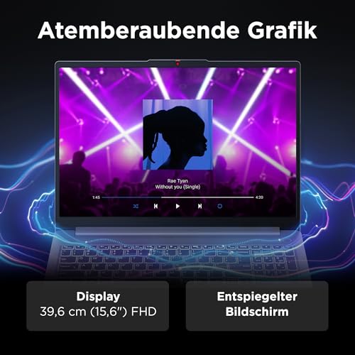 Lenovo IdeaPad Slim 3 | Laptop | Ryzen 3 | 8GB | 512GB | 15.6" Full HD Display | AMD Ryzen 3 30 | 512GB SSD | 8 GB RAM | AMD Radeon 610M Grafik | QWERTZ | Windows 11 | Blau