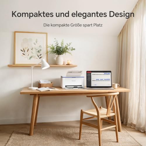 PANTUM BP2309W Laserdrucker Schwarz Weiss, Drucker WLAN, Airprint, Mopria, Klein für Heim & Büro, 20ppm, Inklusive 500-Seiten-Start-Tonerkartusche