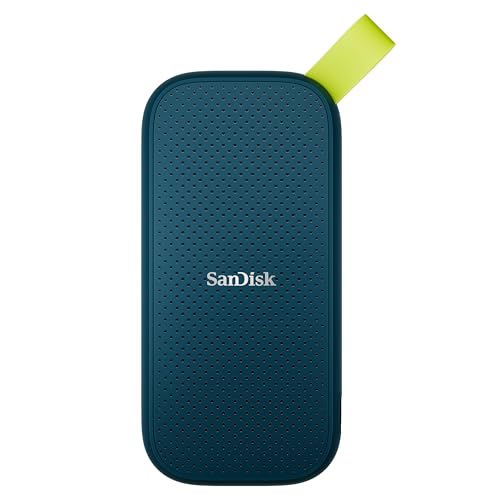SanDisk Portable SSD 1 TB - bis zu 800 MB/s Lesen - Monterey | Externe SSD, kompatibel mit PC & Mac, automatische Backups, USB 3.2 Gen 2