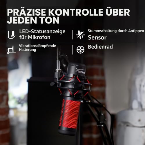 HyperX QuadCast - USB-mikrofon [sort-r