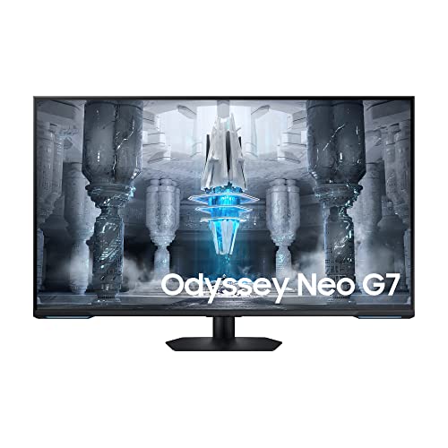 Samsung Odyssey Neo G70C Gaming Monitor S43CG700NU, 43 Zoll, VA-Panel, UHD-Auflösung, AMD FreeSync Premium Pro, 1 ms (MPRT) Reaktionszeit, Bildwiederholrate 144 Hz, Schwarz