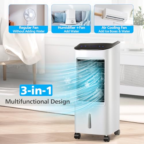 SOARS Mobile Klimaanlage ohne Abluftschlauch, 3-in-1 Luftkühler mit 7L Wassertank