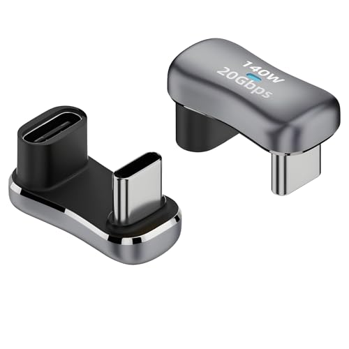 Leloco USB C Winkelstecker 180 Grad 140W PD Adapter für Steam Deck
