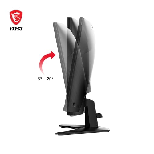 MSI MAG 27C6F 27 Zoll FHD Curved Gaming Monitor - 1500R 1920 x 1080 Rapid VA Panel, 180 Hz / 1ms (GtG), Adaptive-Sync - DP 1.2a, HDMI™ CEC