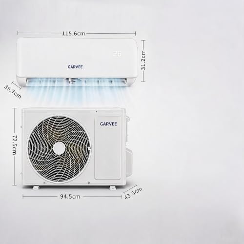 Inverter Split-Klimagerät 24000 BTU,WLAN & App Steuerung,Energieklasse A++,
