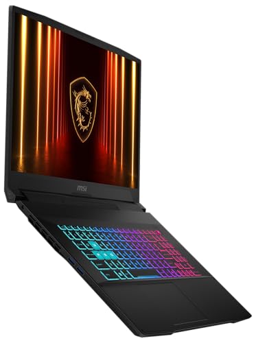 MSI Katana 17 HX, Gaming Laptop, 17,3 Zoll Full HD, Intel Core i7 14650HX, NVIDIA GeForce RTX 5070, 16 GB DDR5, 1 TB SSD, Windows 11 Home, QWERTZ Tastatur, Schwarz, B14WGK-060