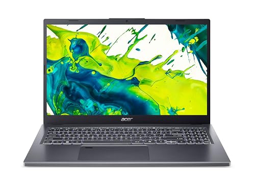 Acer Aspire 17 (A17-51GM-70DT) Laptop, 17.3-Inch FHD IPS Display, Intel Core 7 150U, 32 GB RAM, 1 TB SSD, NVIDIA GeForce RTX 2050, Windows 11, QWERTZ Keyboard, Grey