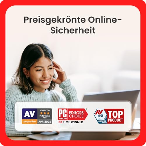 McAfee Total Protection 2026 (1 Gerät) | Virenschutz, VPN, Betrugsschutz, Sicherheitssoftware, Identitätsüberwachung | 1-Jahres-Abonnement mit automatischer Verlängerung | Download