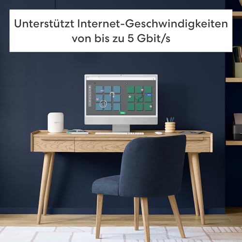 Amazon eero Pro 7 Mesh-WLAN-Router (neueste Version) | Unterstützt Internet-Geschwindigkeiten von bis zu 5 Gbit/s | WLAN-Abdeckung bis zu 560 m² | 3er-Pack