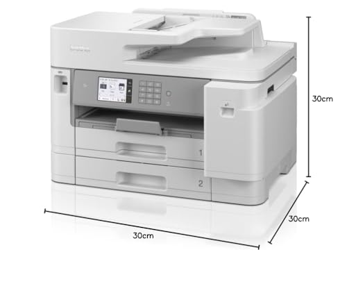 Brother MFC-J5955DW 4-in-1 Multifunktionsgerät, weiß/grau