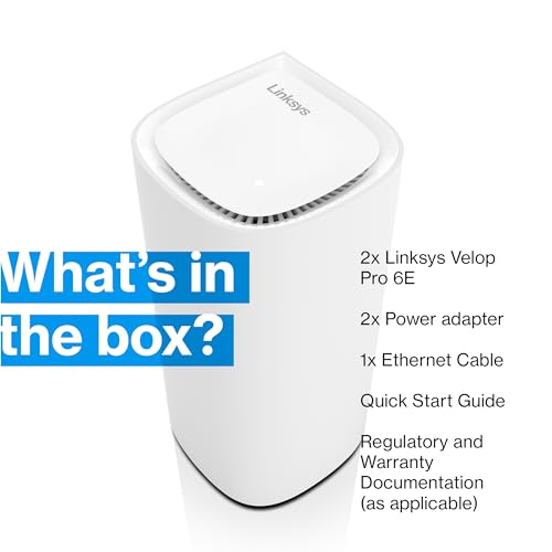 LINKSYS MX6202 Tri-Band Mesh WiFi Router