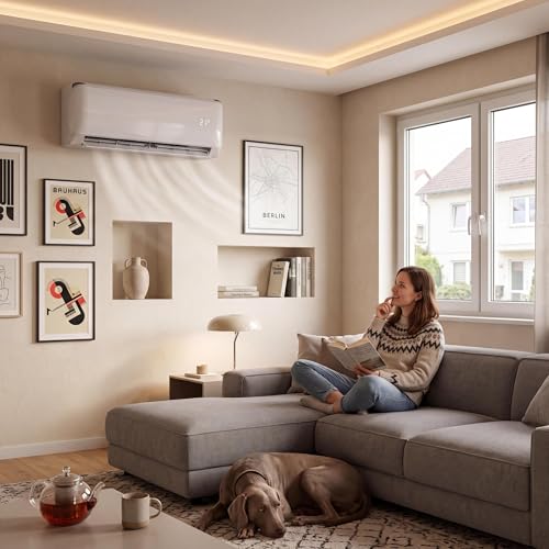 Zstar Split-Klimaanlage Inverter 24000 BTU (7,2 kW) Warm-/Kaltwandfarbe A++/A++ - Ultra-leise 19 dB - WLAN + App - Aktivkohlefilter - antibakterieller Verdampfer R32 - Lackierset