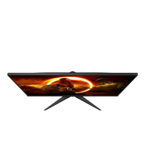 AOC Gaming 24G2ZE 60 cm (23,8 Zoll) Monitor (FHD, HDMI, DisplayPort, FreeSync, 0,5 ms Reaktionszeit (MPRT), 240 Hz, 1920 x 1080) schwarz/rot