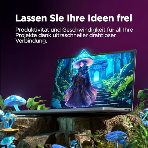 Lenovo IdeaPad Slim 3i Laptop | 14" WUXGA Display | Intel Core i5 13420H | 16GB RAM | 512GB SSD | Intel UHD Grafik | Win11 | QWERTZ | Luna Grau | 3 Monate Premium Care