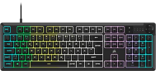 Corsair K55 CORE RGB Membran Kabelgebundene Gaming-Tastatur – Schwarz