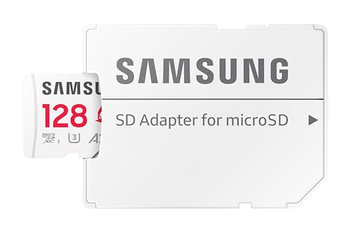 Samsung Sonic the Hedgehog(TM) microSD-Karte + SD-Adapter, Speicherkarte mit 128 GB, UHS-I U3, Full HD & 4K UHD, 180 MB/s Lesen, 130 MB/s Schreiben, Datenspeicher für Handheld-Konsolen, MB-MD128SA/LC1