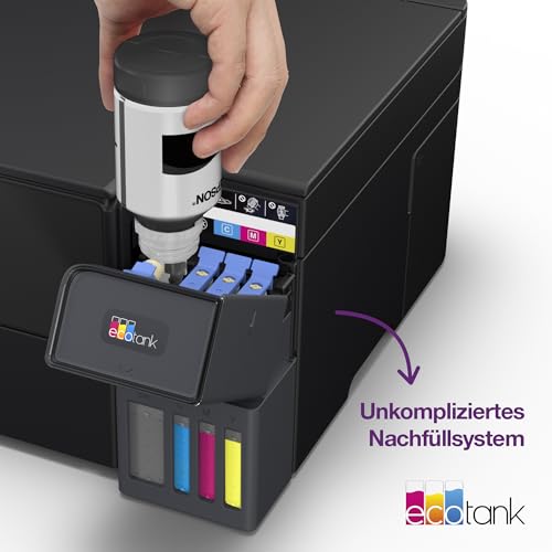 Epson EcoTank ET-2955 Tintentankdrucker | für vielbeschäftigte Haushalte | WLAN | A4 | Drucken, Kopieren, Scannen | 3.7 cm LCD-Display | Duplexdruck | inkl. Tinte für bis zu 3 Jahre