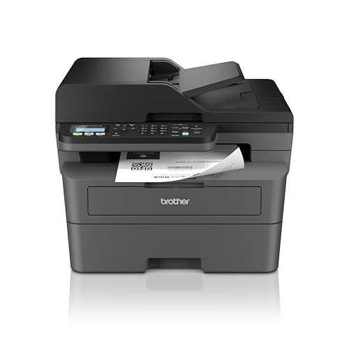 Brother MFC-L2835DW, 4-in-1 S/W-Laserdrucker, ADF, Duplex, 32 Seiten/Min. | 2-zeiliges LCD, Kassette 250 Blatt, WLAN, LAN und USB, Starttoner für 1.200 Seiten