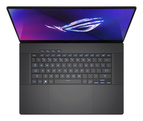 ASUS ROG Zephyrus G16 OLED GU605CM-QR003 Gaming-Laptop, 40,6 cm (16 Zoll), 2,5 K, 240 Hz, Core Ultra 9 285H, 32 GB RAM, 1 TB SSD, NVIDIA RTX 5060 8 GB, ohne Betriebssystem, Grau Eclipse - Tec. QWERTY
