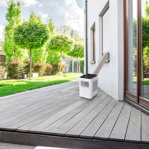 Sichler Exclusive 2 Schlauch Klimagerät: Mobile Monoblock-Klimaanlage, 9.000 BTU/h, für Outdoor erweiterbar (Klimaanlage Zweischlauch, Zweischlauch Klimagerät, in)