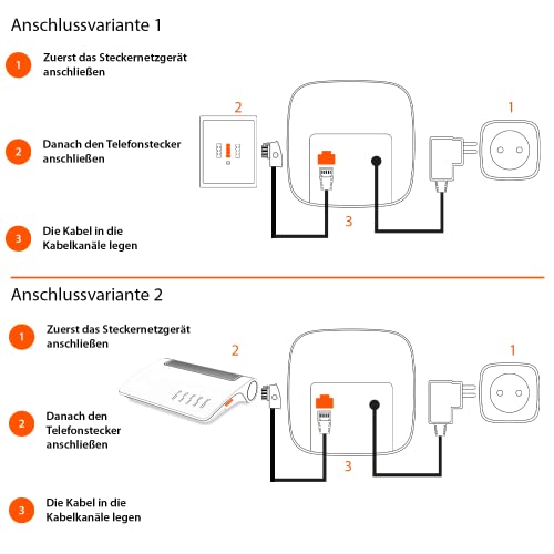 Gigaset DL780 Plus Kombi-Set schnurgebundenes Telefon & Mobilteil, extralaut Hören, hörgerätekompatibel, gemeinsames Telefonbuch, schwarz
