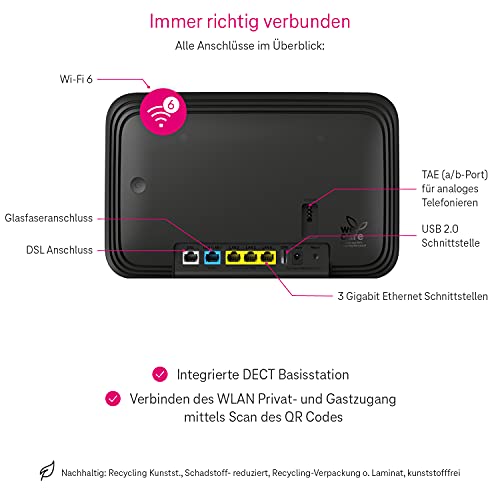 Deutsche Telekom Speedport Smart 4 Mesh Set mit 1 Speed Home WLAN Repeater Neue ASIN