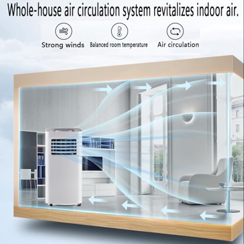 Tragbare Klimaanlage 12000 BTU Kühlventilator mit Luftentfeuchter, Fernbedienung, Fenster-Kit, oszillierende AC-Einheit für Zuhause, Büro, Schlafzimmer