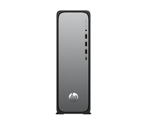 HP OmniDesk Slim Desktop S03-0250ng, Intel Core i5-14400, 16 GB DDR5 RAM, 512 GB PCIe Gen4 SSD, Intel UHD Graphics 730, Windows 11 Home, Wi-Fi 6, USB Type-C, Meteor Silver/Jack Black