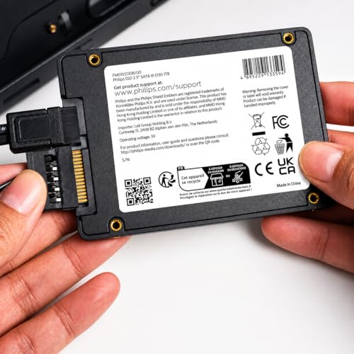 PHILIPS Interne SSD 2.5" SATA III 2 TB S130 Ultra Speed, Lesegeschwindigkeit bis zu 550 MB/s