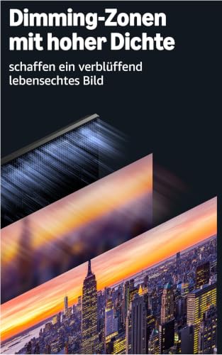 Amazon Ember Mini-LED-Serie, QLED-Smart-TV mit 75 Zoll (190 cm), 4K UHD, Dolby Vision IQ, Ambient-TV, 144-Hz-Spielmodus, Local Dimming und finde Serien schneller mit Alexa+