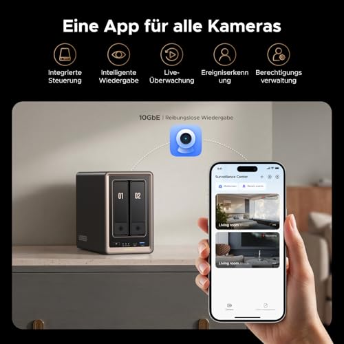 UGREEN NASync DXP2800 GT 2 Bay NAS für Smart Home und Creator (ohne HDD)