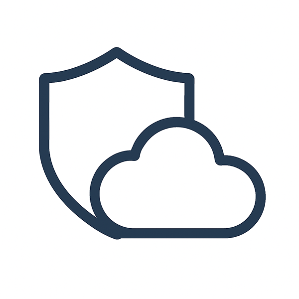 Fehlkonfiguration oder falsche Nutzung von Cloud-Diensten Cloudwolke mit Schutzschild
