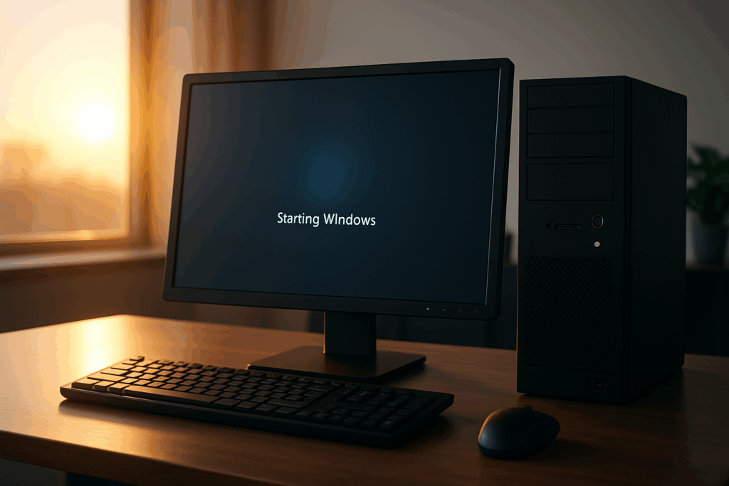 Wake-On-Lan Computer automatisch starten Symbolbild