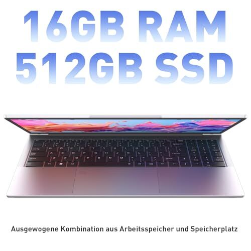 Auusda T156A 15,6 Zoll Notebook 16 GB 512 GB Produktbild 2