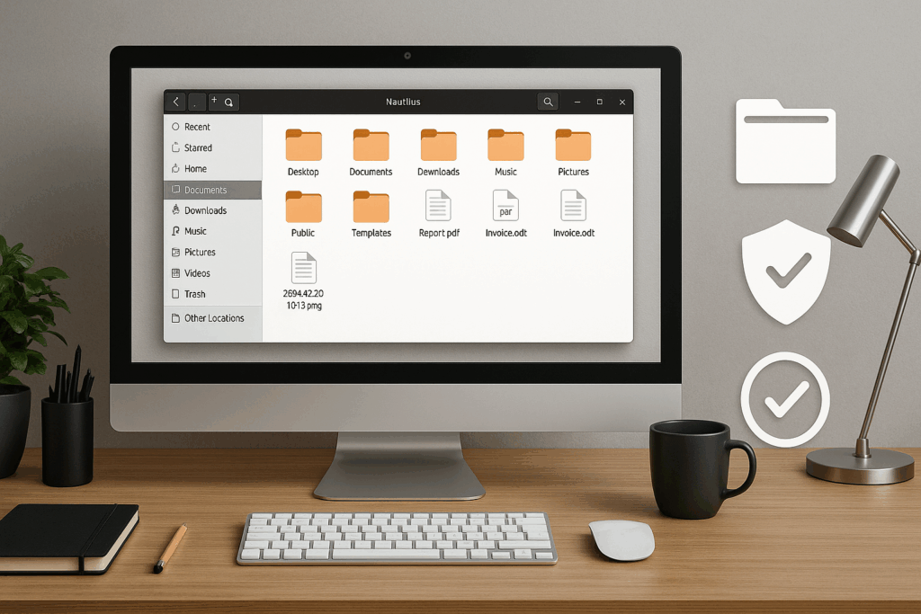 Überblick über die Dateiverwaltung mit Nautilus unter GNOME