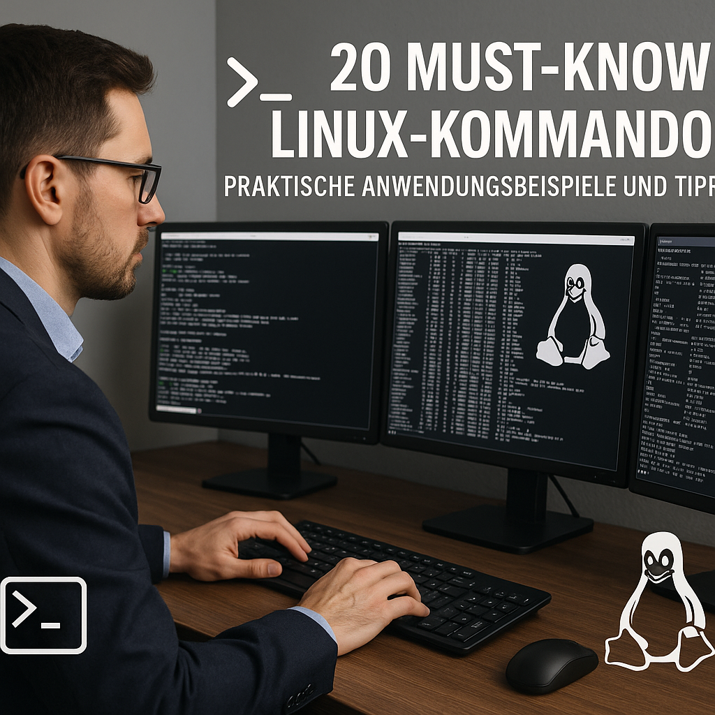 20 Must-Know Linux-Kommandos: Praktische Anwendungsbeispiele und Tipps