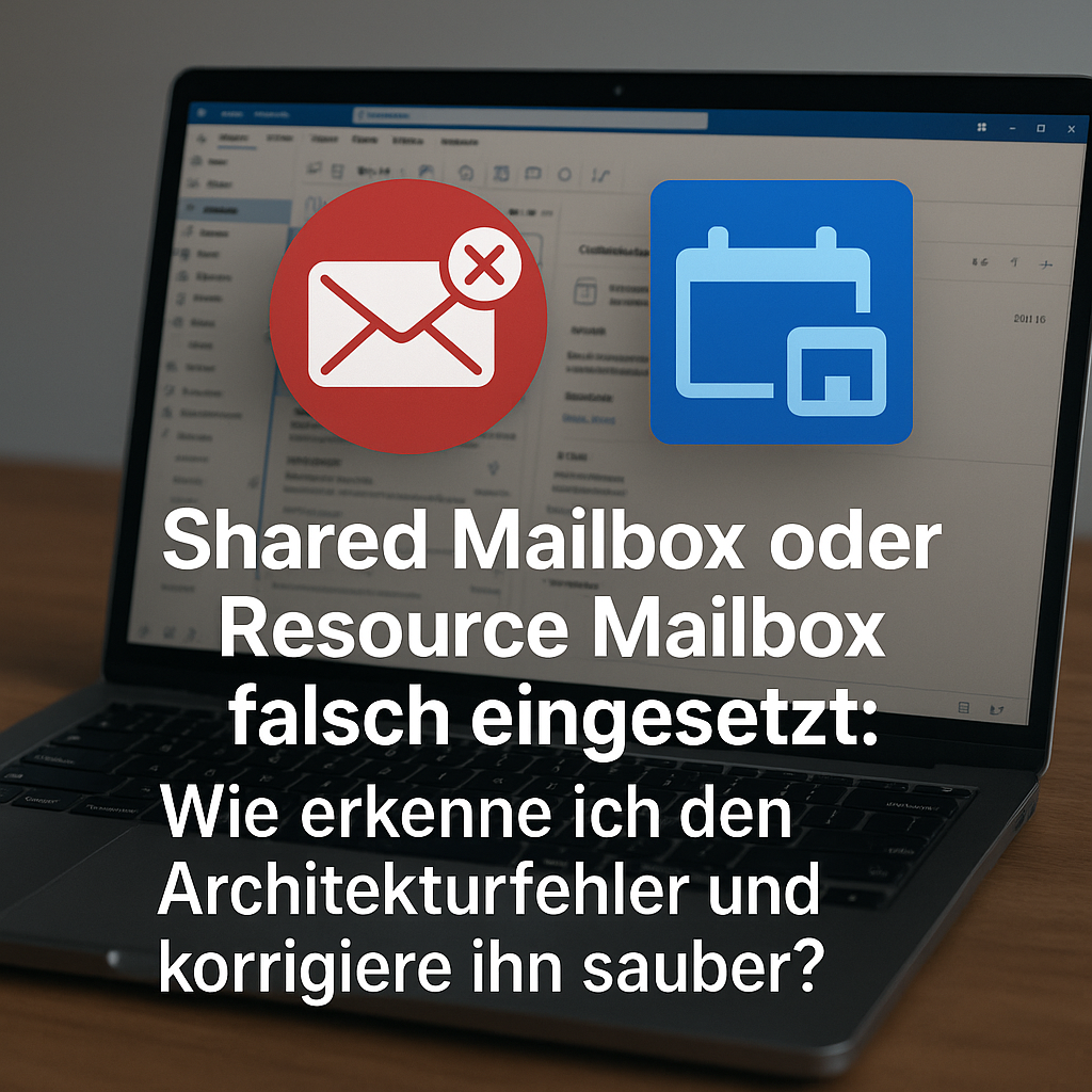 Shared Mailbox oder Resource Mailbox falsch eingesetzt: Wie erkenne ich Architekturfehler und korrigiere ihn sauber?