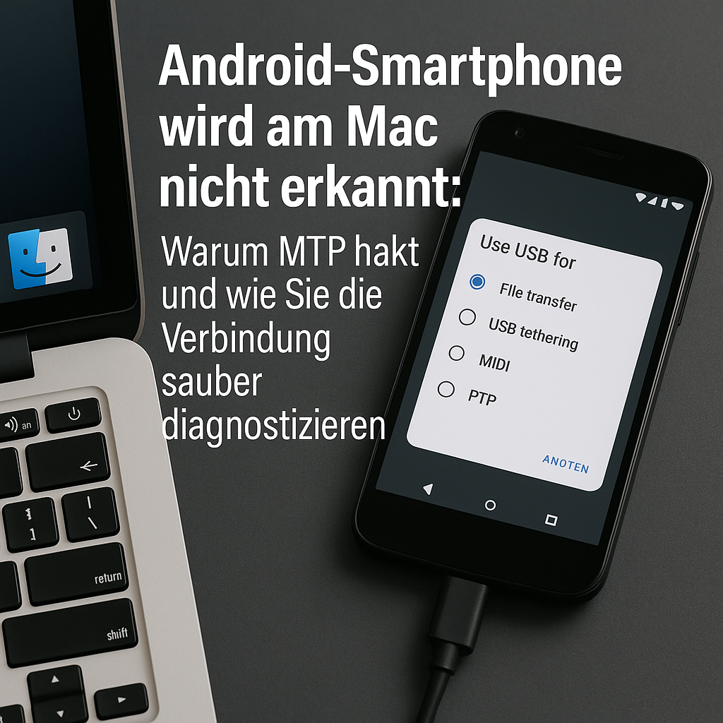 Android-Smartphone wird am Mac nicht erkannt: Warum MTP hakt und wie Sie die Verbindung sauber diagnostizieren