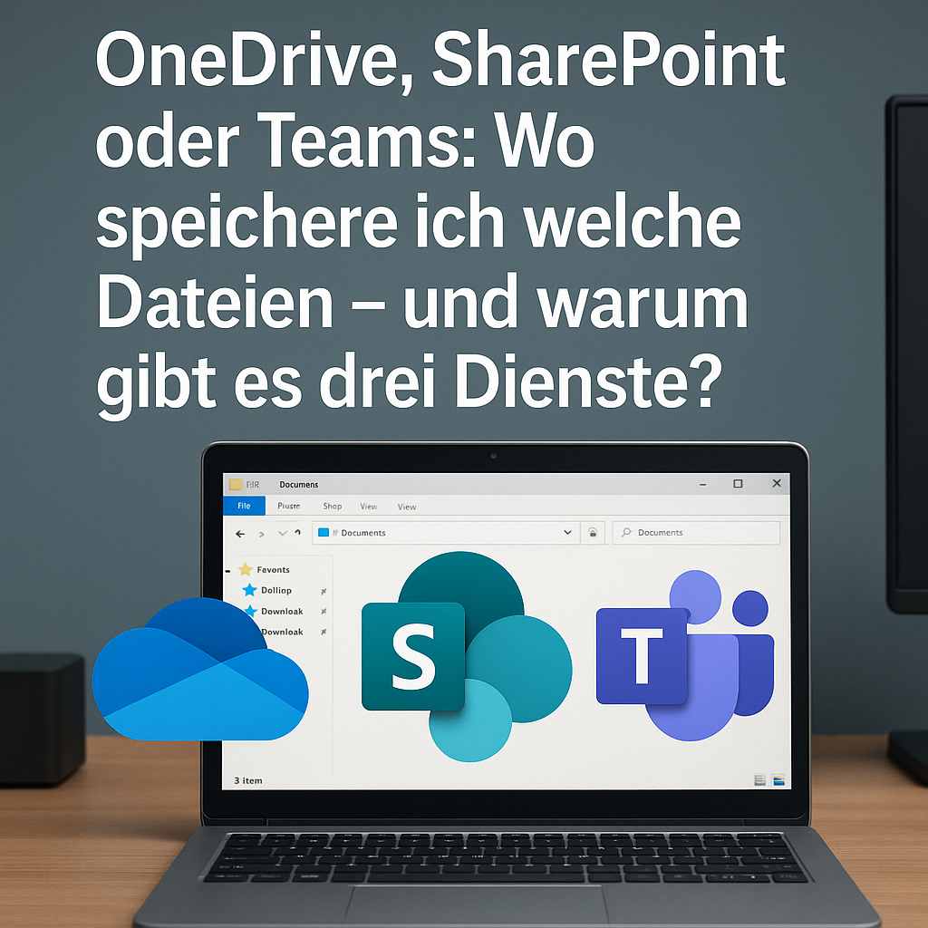 OneDrive, SharePoint und Microsoft Teams als Bestandteile der Dateiablage in Microsoft 365