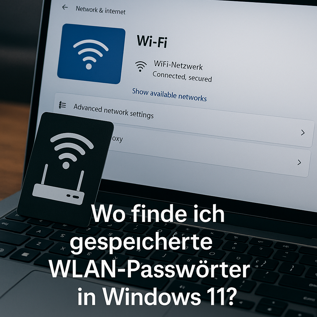 Wo finde ich gespeicherte WLAN-Passwörter in Windows 11?