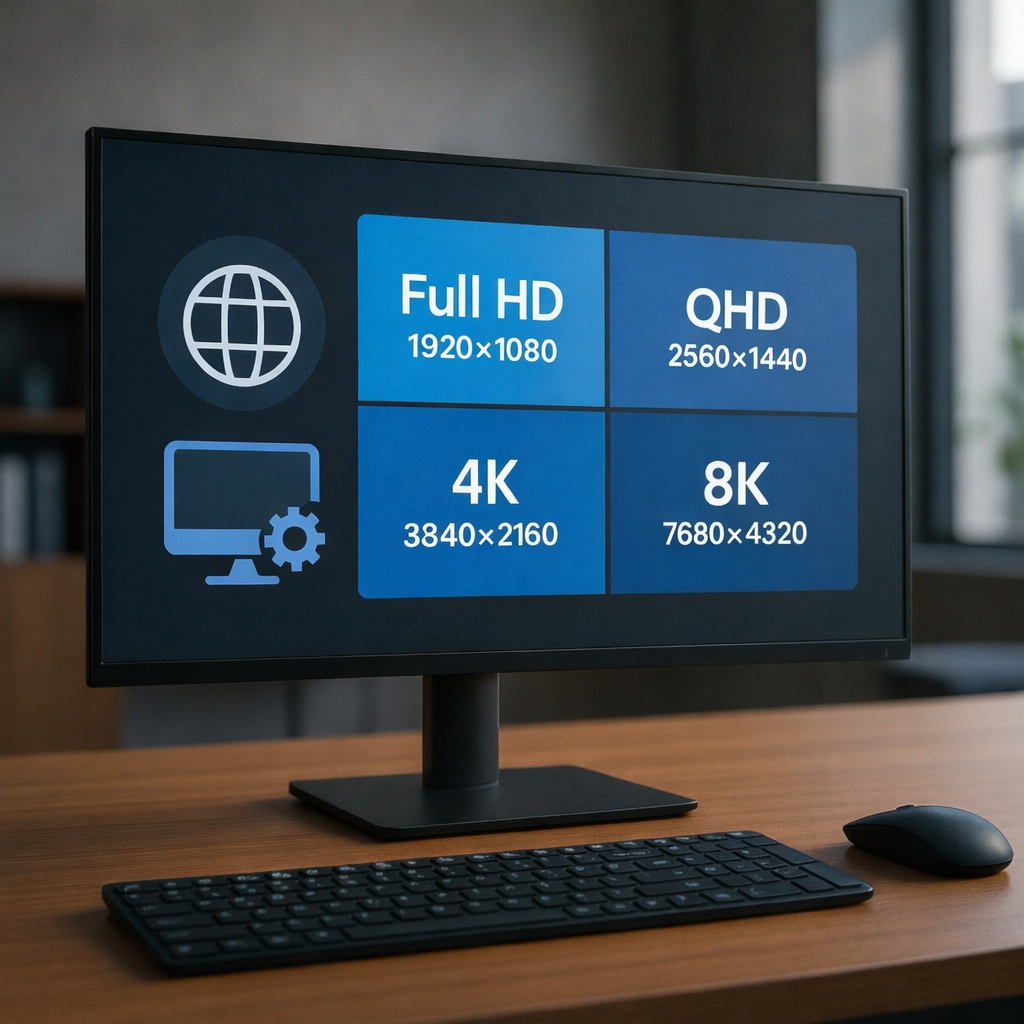 Welche Monitor-Auflösung und welches Seitenverhältnis passen zu meinem Einsatz: HD bis 8K, Pixeldichte und Windows-Skalierung