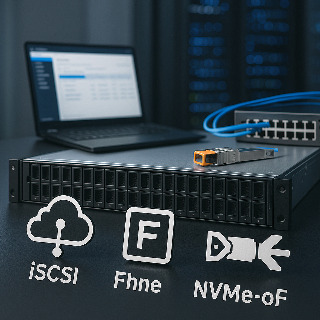 Welche Storage-Schnittstelle passt ins Rechenzentrum: iSCSI, Fibre Channel oder NVMe-oF?