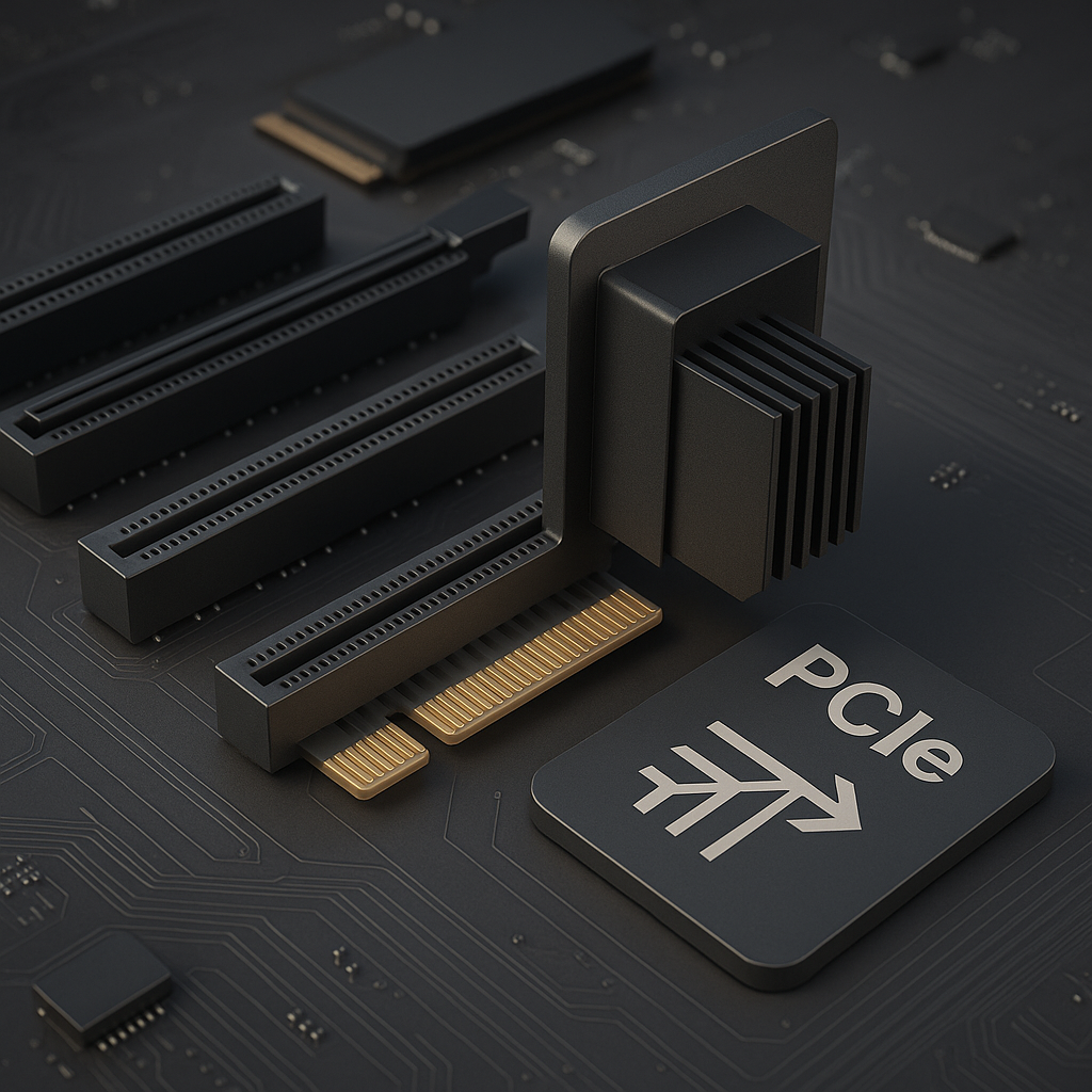 PCI-Express-Steckplätze auf einem Mainboard